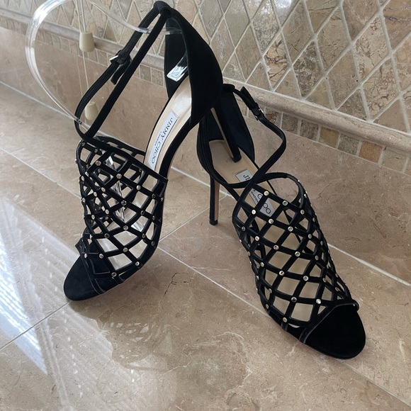 Jimmy Choo crystal embellished Donnie sz 40 - Picture 8 of 16
